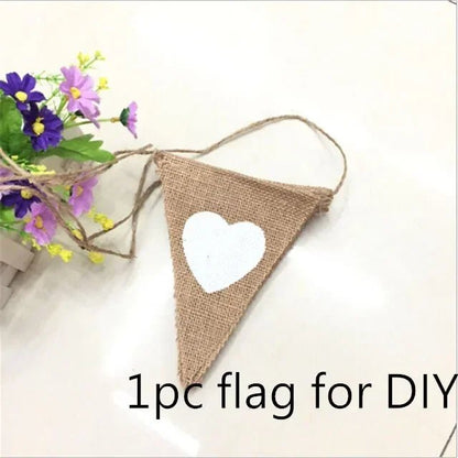 Mr. & Mrs. Just Married Burlap Bunting - Cake Pops Parties