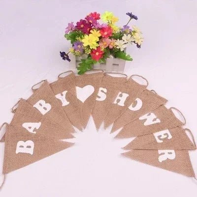 Mr. & Mrs. Just Married Burlap Bunting - Cake Pops Parties