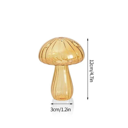 Mushroom Glass Flower Vase - Decor Essential - Cake Pops Parties