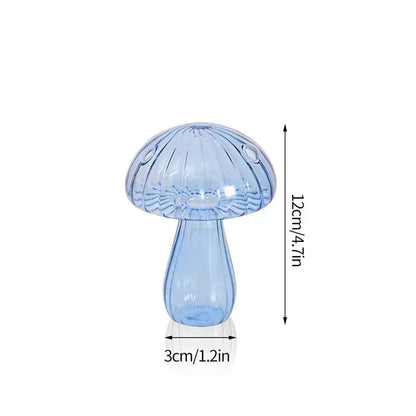 Mushroom Glass Flower Vase - Decor Essential - Cake Pops Parties
