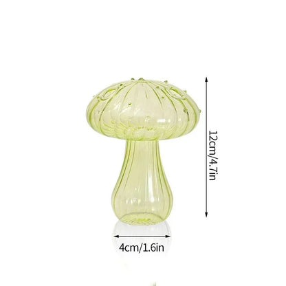 Mushroom Glass Flower Vase - Decor Essential - Cake Pops Parties