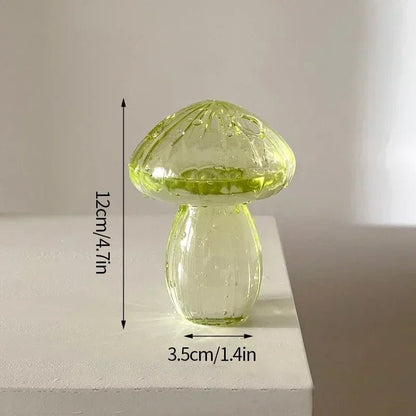 Mushroom Glass Flower Vase - Decor Essential - Cake Pops Parties