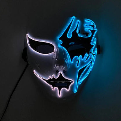 Neon Light LED Halloween Mask - Cake Pops Parties