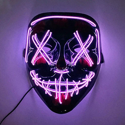 Neon Light LED Halloween Mask - Cake Pops Parties