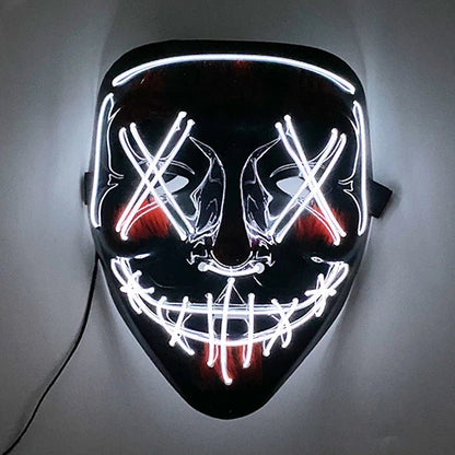 Neon Light LED Halloween Mask - Cake Pops Parties