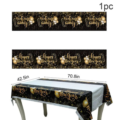New Year Black Gold Decoration Bundle - Cake Pops Parties