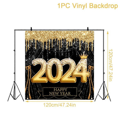 New Year Black Gold Decoration Bundle - Cake Pops Parties