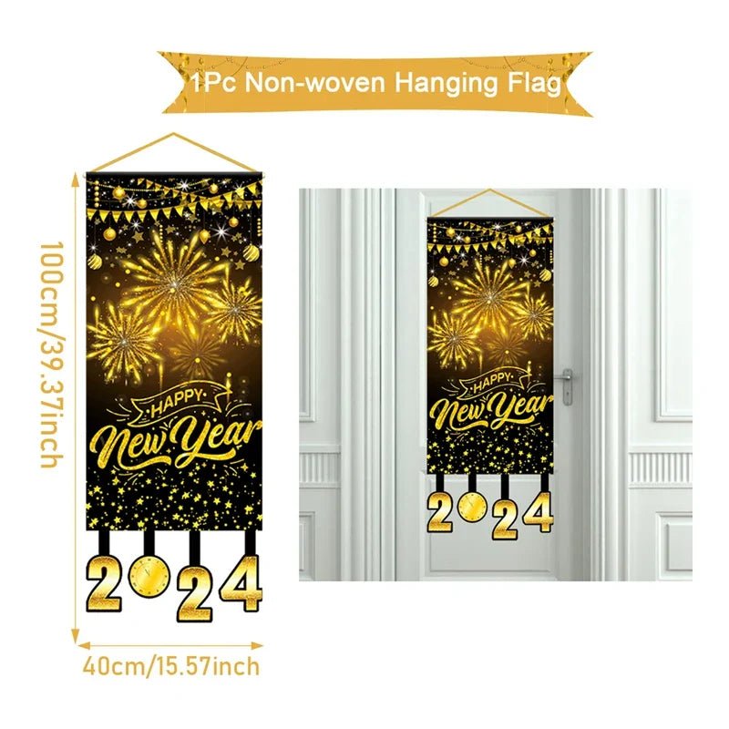 New Year Black Gold Decoration Bundle - Cake Pops Parties