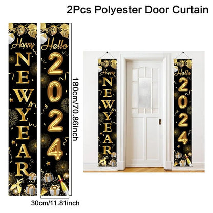 New Year Black Gold Decoration Bundle - Cake Pops Parties