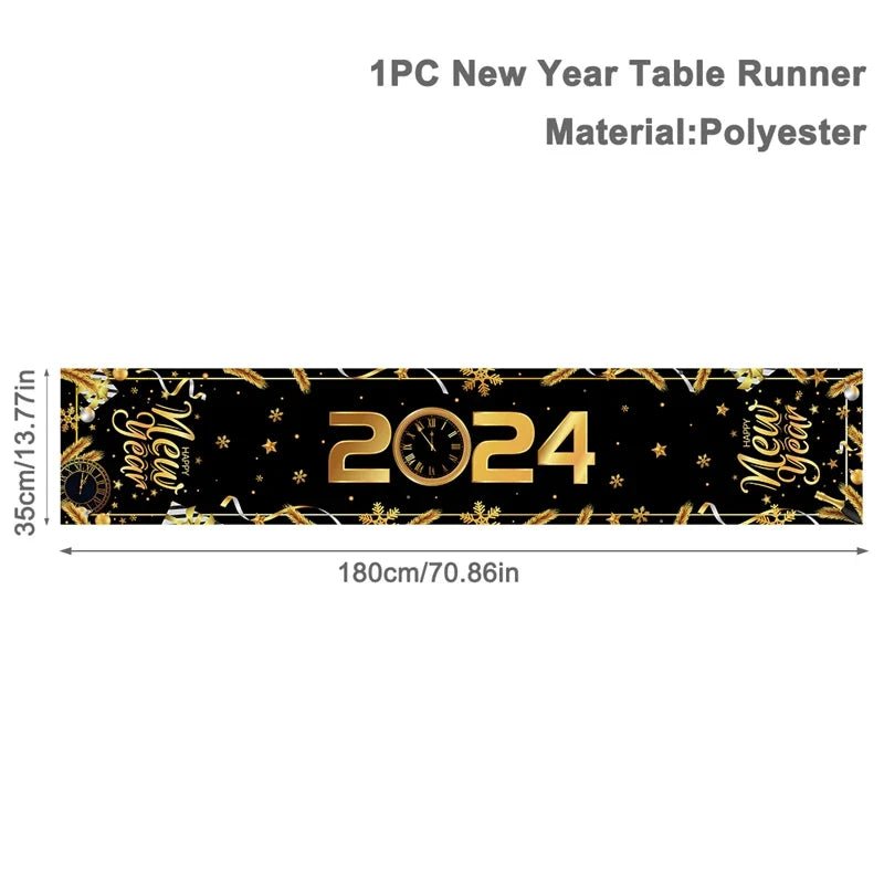 New Year Black Gold Decoration Bundle - Cake Pops Parties