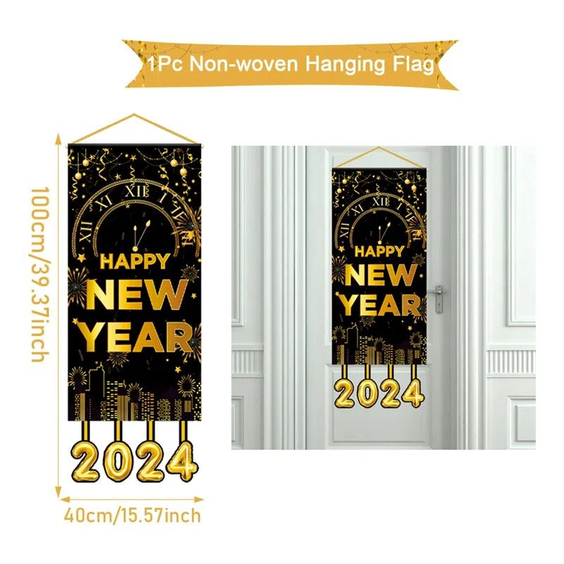 New Year Black Gold Decoration Bundle - Cake Pops Parties