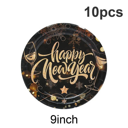 New Year Black Gold Decoration Bundle - Cake Pops Parties