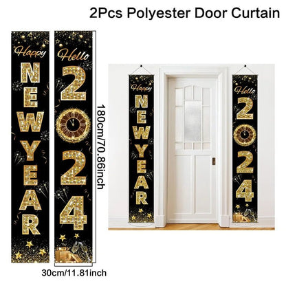 New Year Black Gold Decoration Bundle - Cake Pops Parties