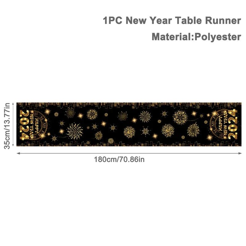 New Year Black Gold Decoration Bundle - Cake Pops Parties