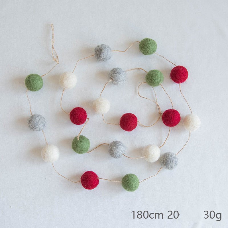 Nordic Felt Christmas Ornaments Set - Cake Pops Parties