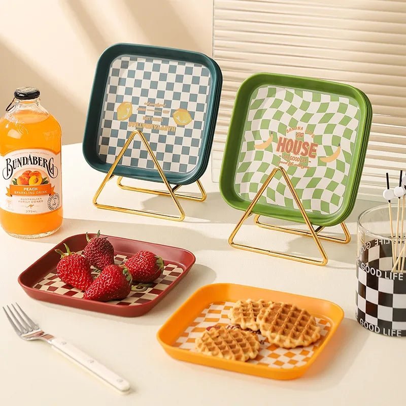 Nordic Plaid Storage Tray - Cake Pops Parties