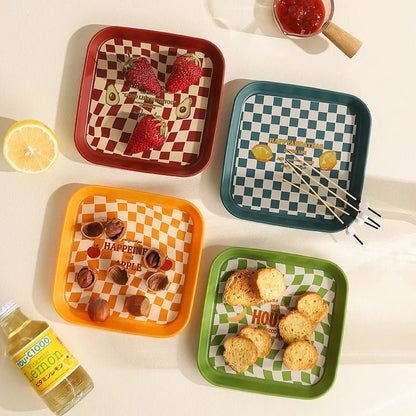 Nordic Plaid Storage Tray - Cake Pops Parties