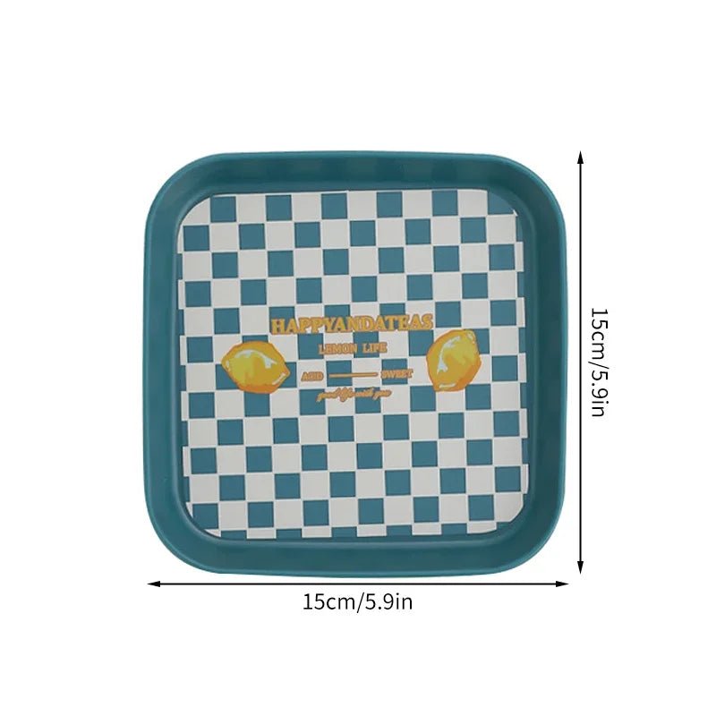 Nordic Plaid Storage Tray - Cake Pops Parties