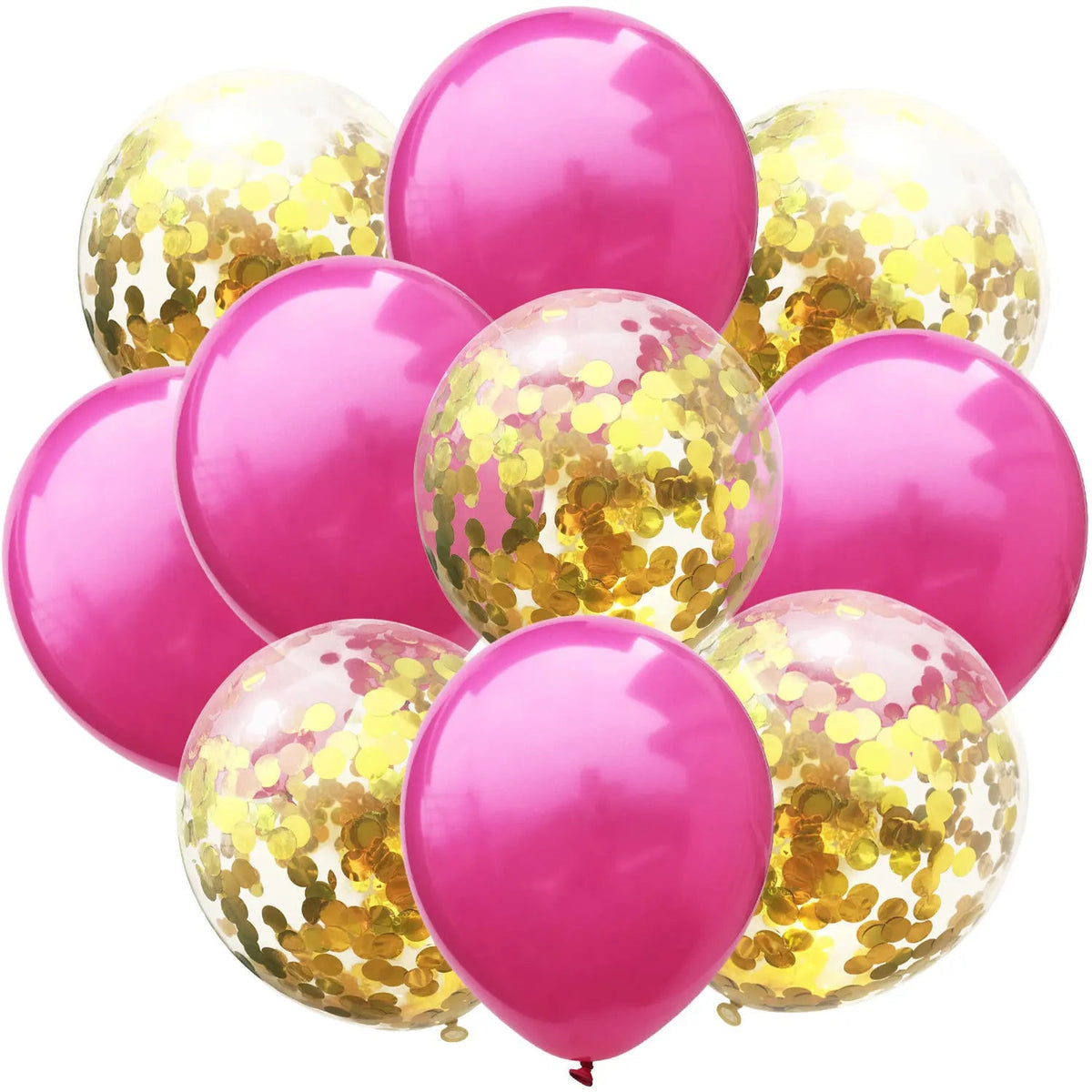 12inch Metallic Confetti Latex Balloons - Cake Pops Parties