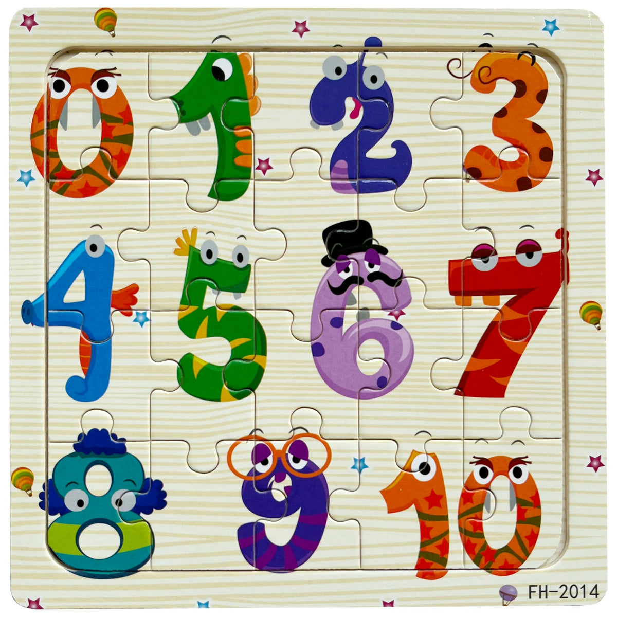 Educational Cartoon Animal Puzzle - Cake Pops Parties