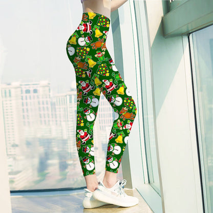 Personalized Christmas Leggings - Yoga Ready - Cake Pops Parties