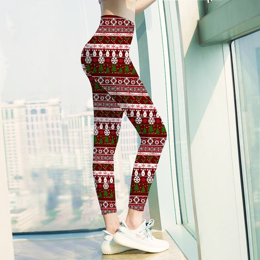 Personalized Christmas Leggings - Yoga Ready - Cake Pops Parties