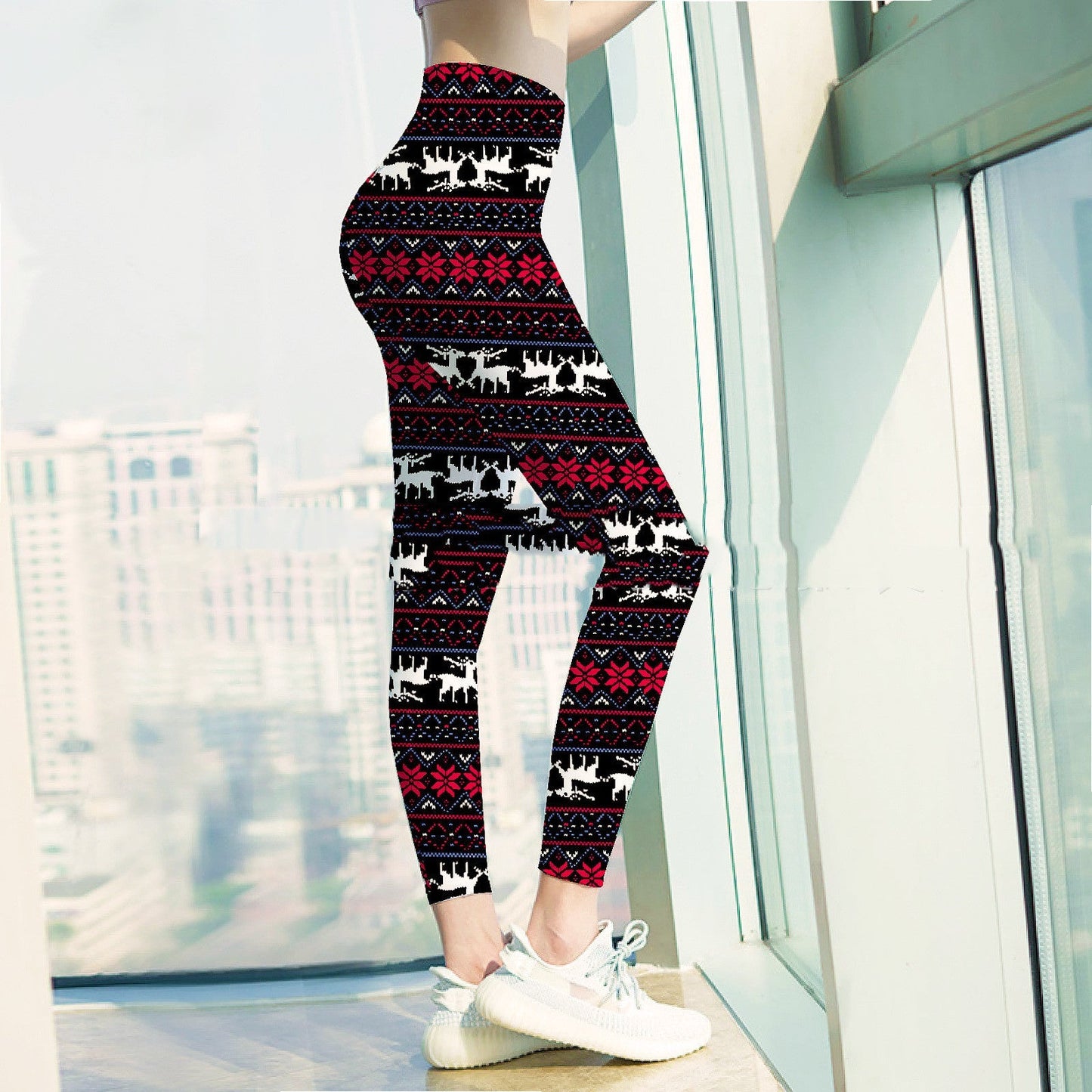Personalized Christmas Leggings - Yoga Ready - Cake Pops Parties