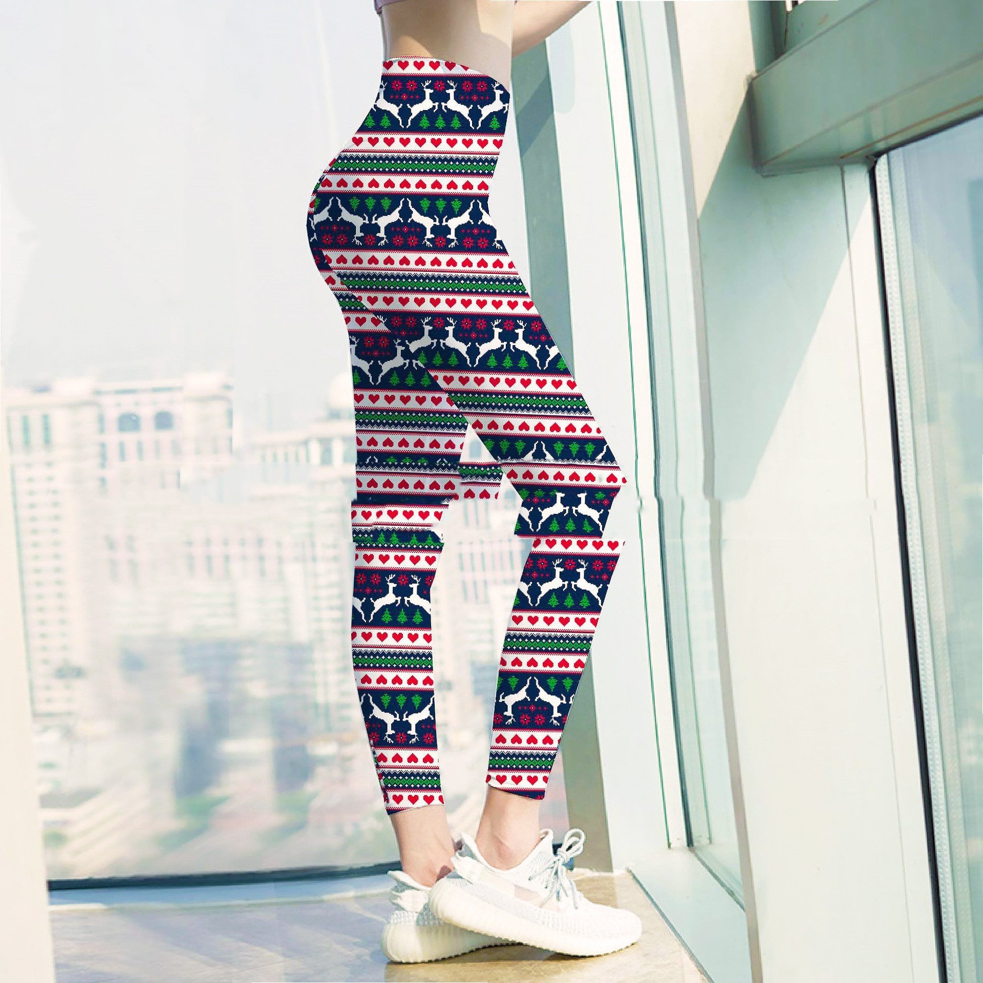 Personalized Christmas Leggings - Yoga Ready - Cake Pops Parties