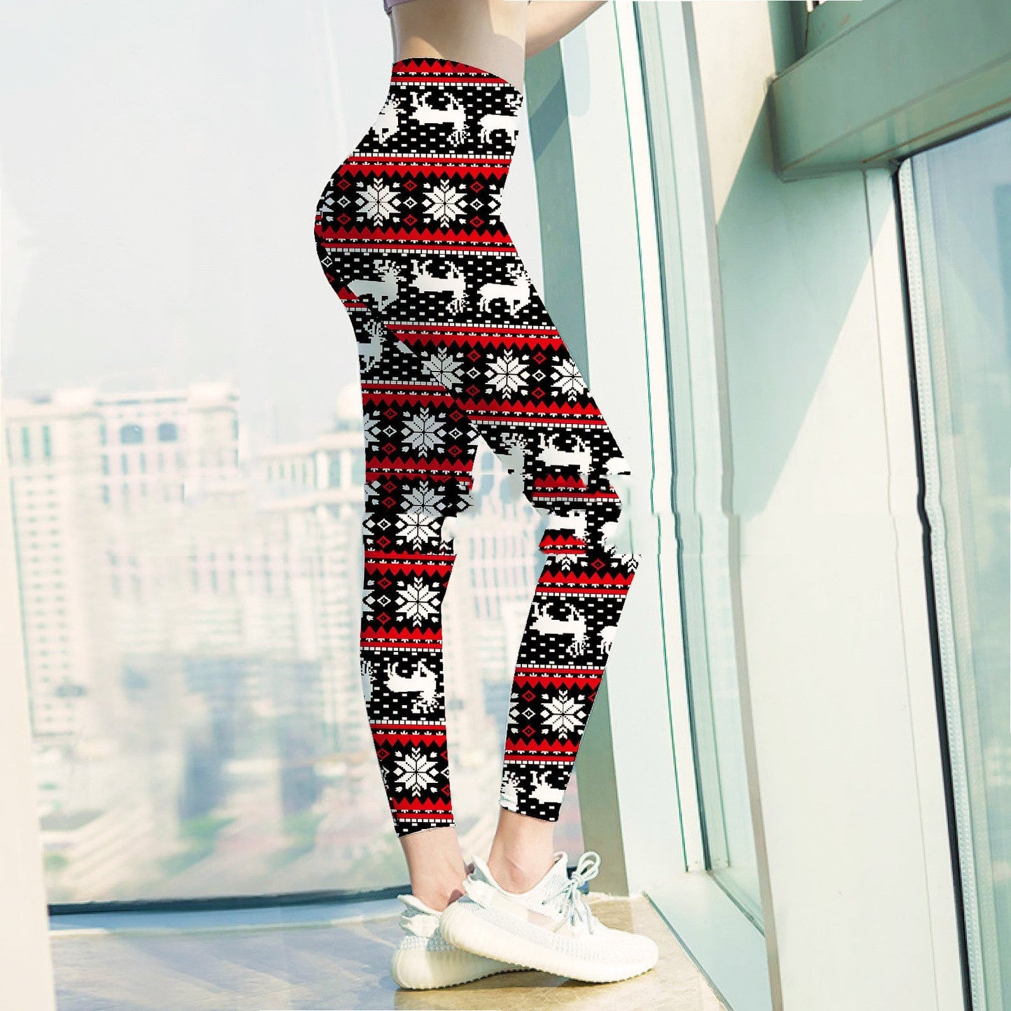 Personalized Christmas Leggings - Yoga Ready - Cake Pops Parties