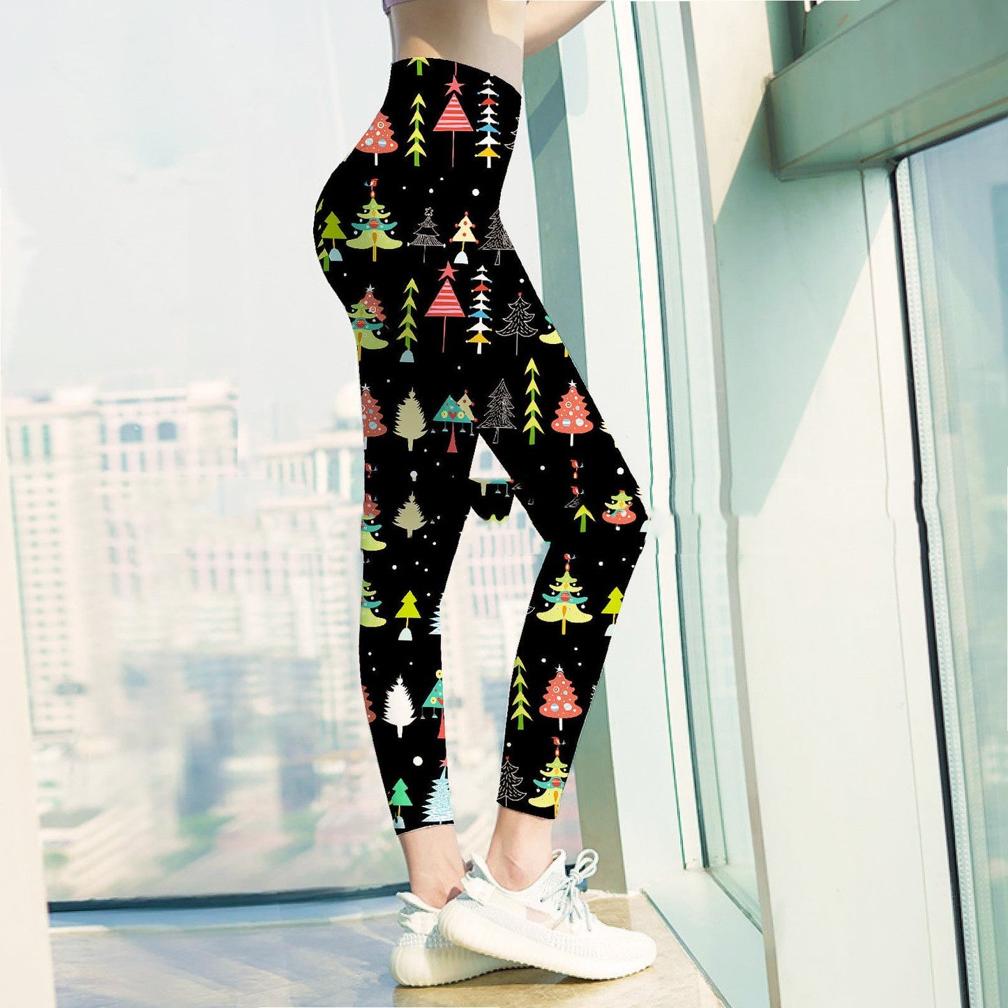 Personalized Christmas Leggings - Yoga Ready - Cake Pops Parties