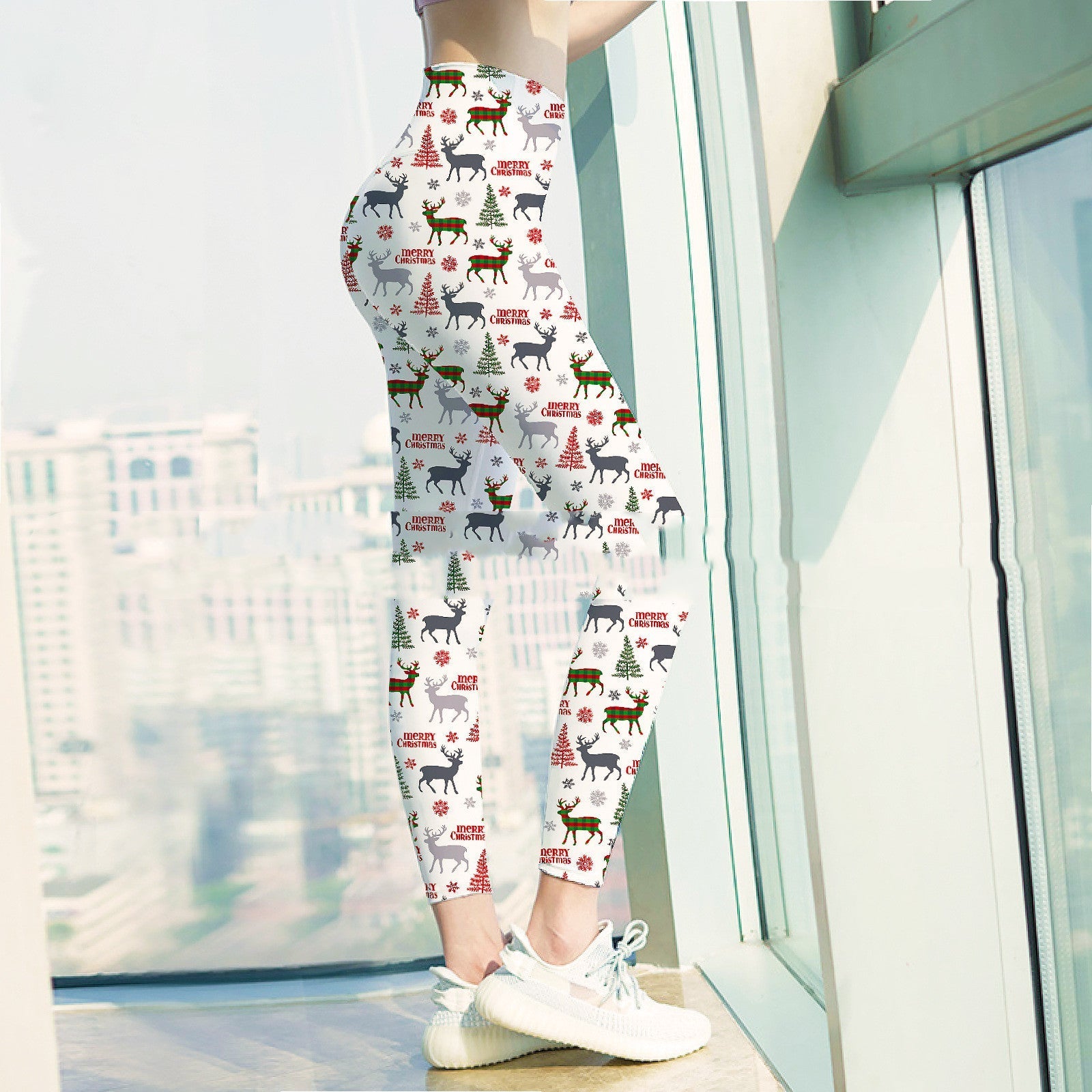 Personalized Christmas Leggings - Yoga Ready - Cake Pops Parties