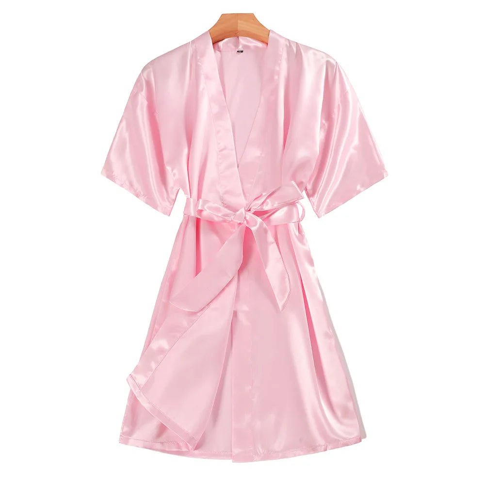 Personalized King & Queen Satin Robes Set - Cake Pops Parties