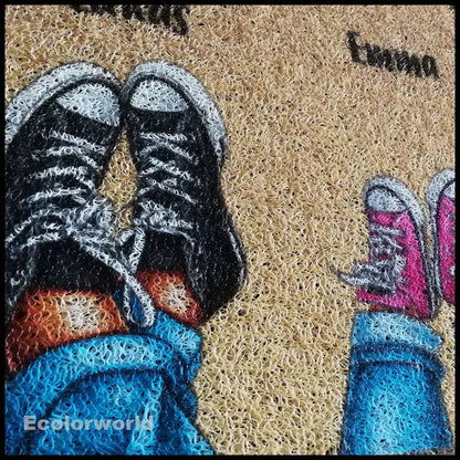 Personalized Pets Paws Doormat - Cake Pops Parties