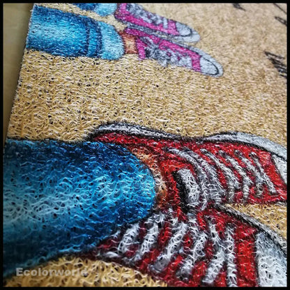 Personalized Pets Paws Doormat - Cake Pops Parties