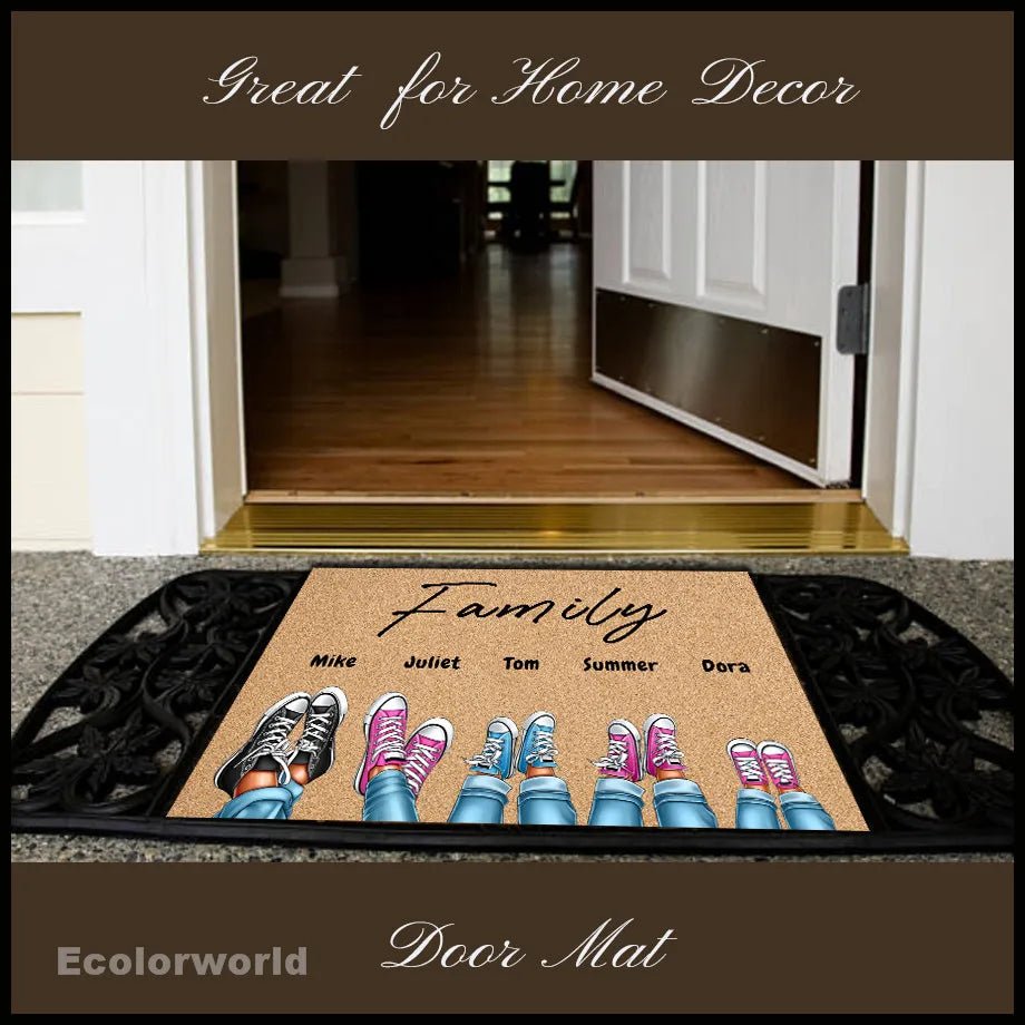 Personalized Pets Paws Doormat - Cake Pops Parties