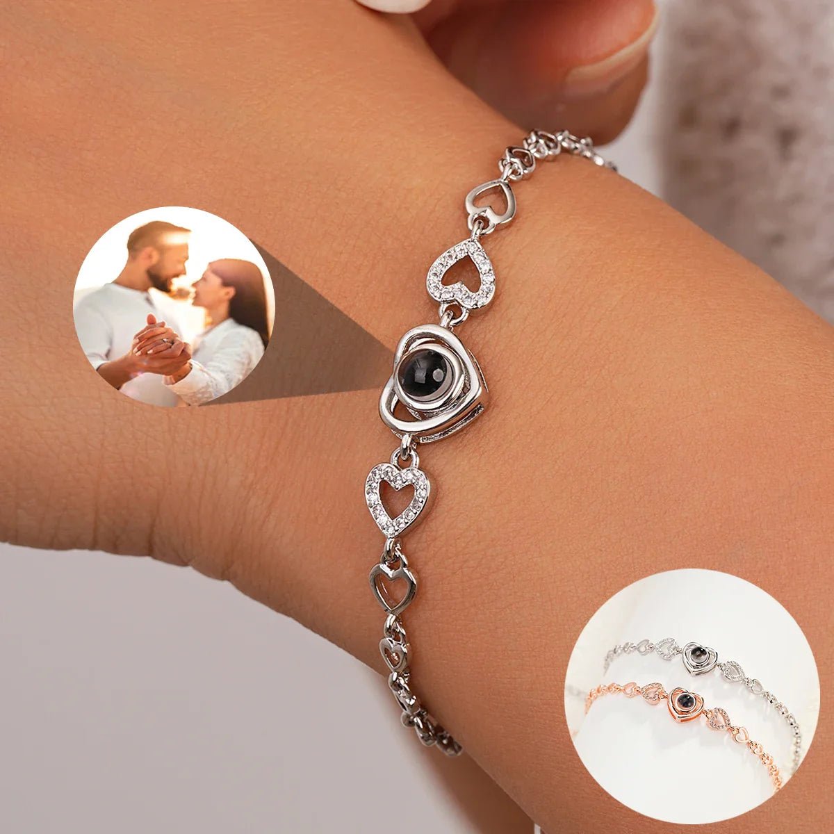Personalized Projection Photo Bracelet - Cake Pops Parties