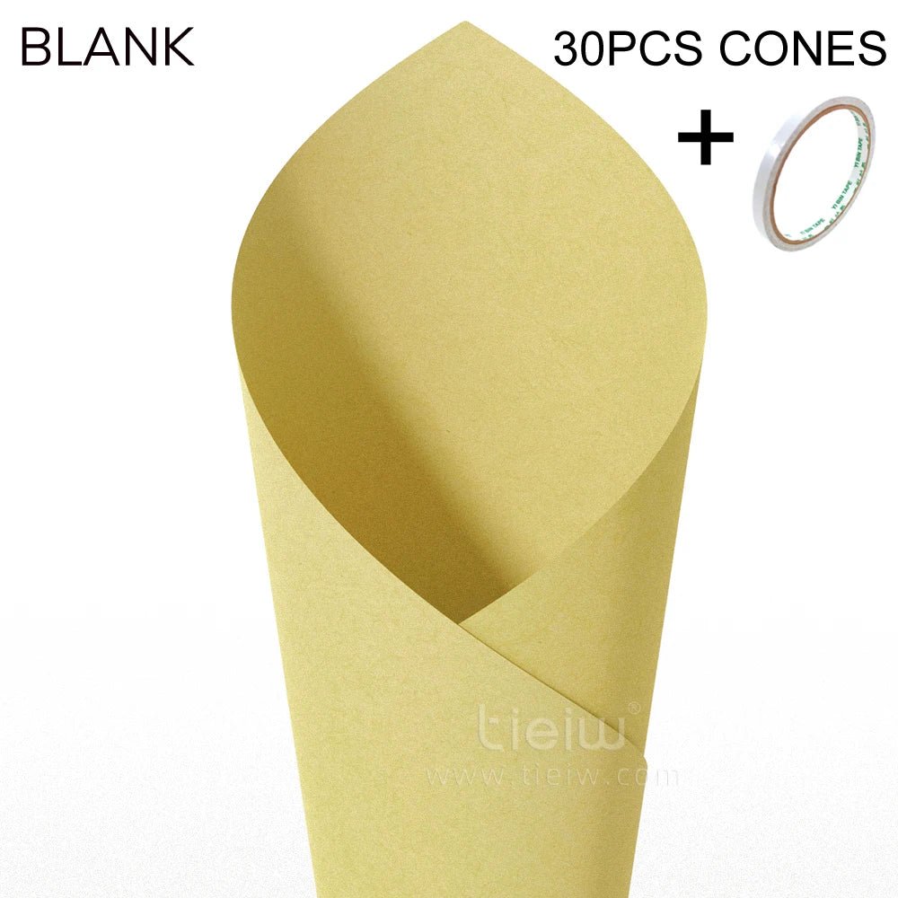 Personalized Wedding Confetti Cones - Cake Pops Parties