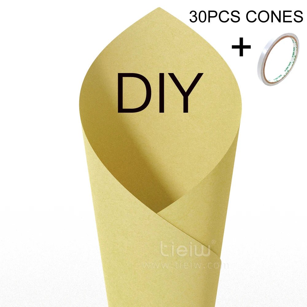 Personalized Wedding Confetti Cones - Cake Pops Parties