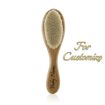 Personalized Wooden Baby Brush - Custom Name - Cake Pops Parties