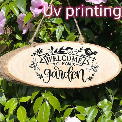 Personalized Wooden Garden Plaque - Cake Pops Parties