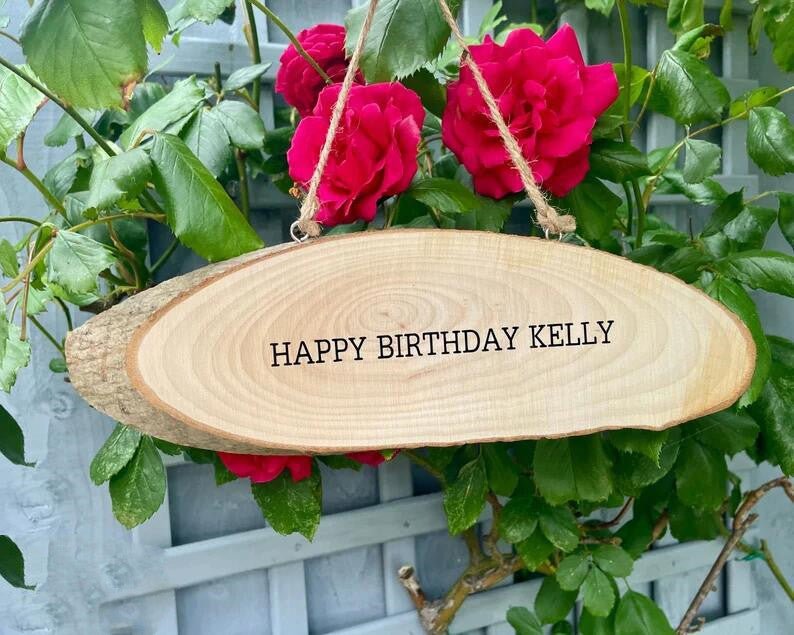 Personalized Wooden Garden Plaque - Cake Pops Parties