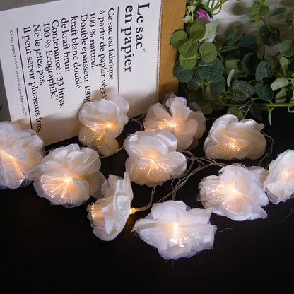 Plumeria Flower LED String Lights - Cake Pops Parties