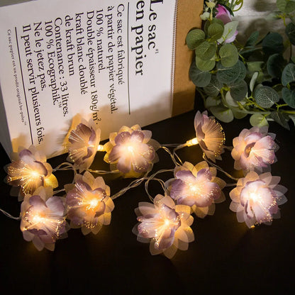 Plumeria Flower LED String Lights - Cake Pops Parties
