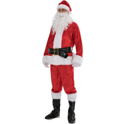 Plus Size Santa Costume - Red Christmas Carnival Cosplay - Cake Pops Parties