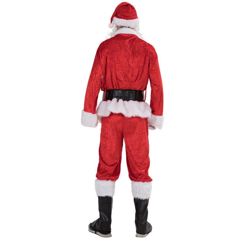 Plus Size Santa Costume - Red Christmas Carnival Cosplay - Cake Pops Parties