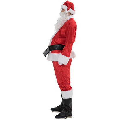 Plus Size Santa Costume - Red Christmas Carnival Cosplay - Cake Pops Parties