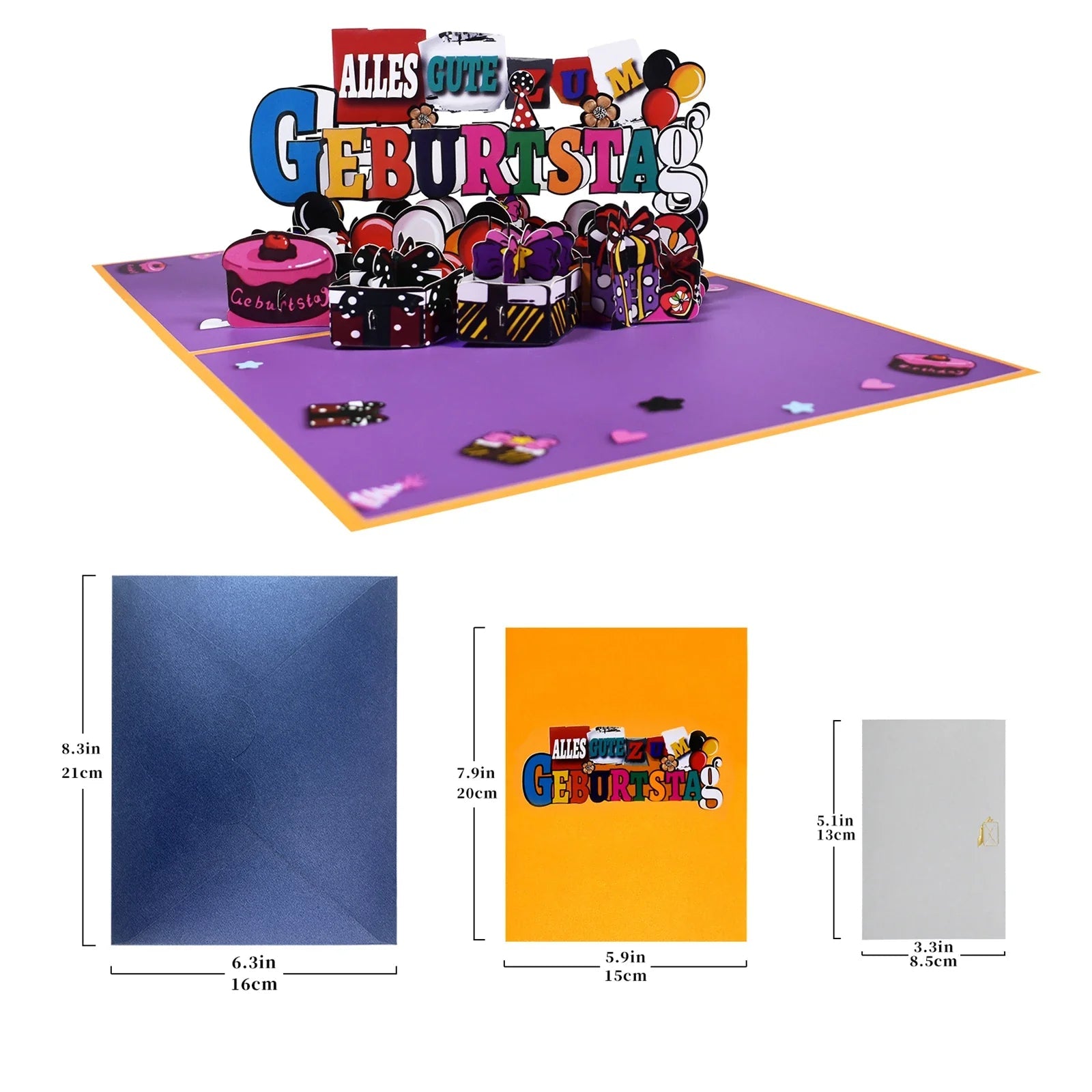 Pop - Up Birthday Gift Cards - Cake Pops Parties