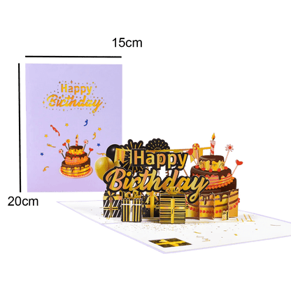 Pop - Up Birthday Gift Cards - Cake Pops Parties