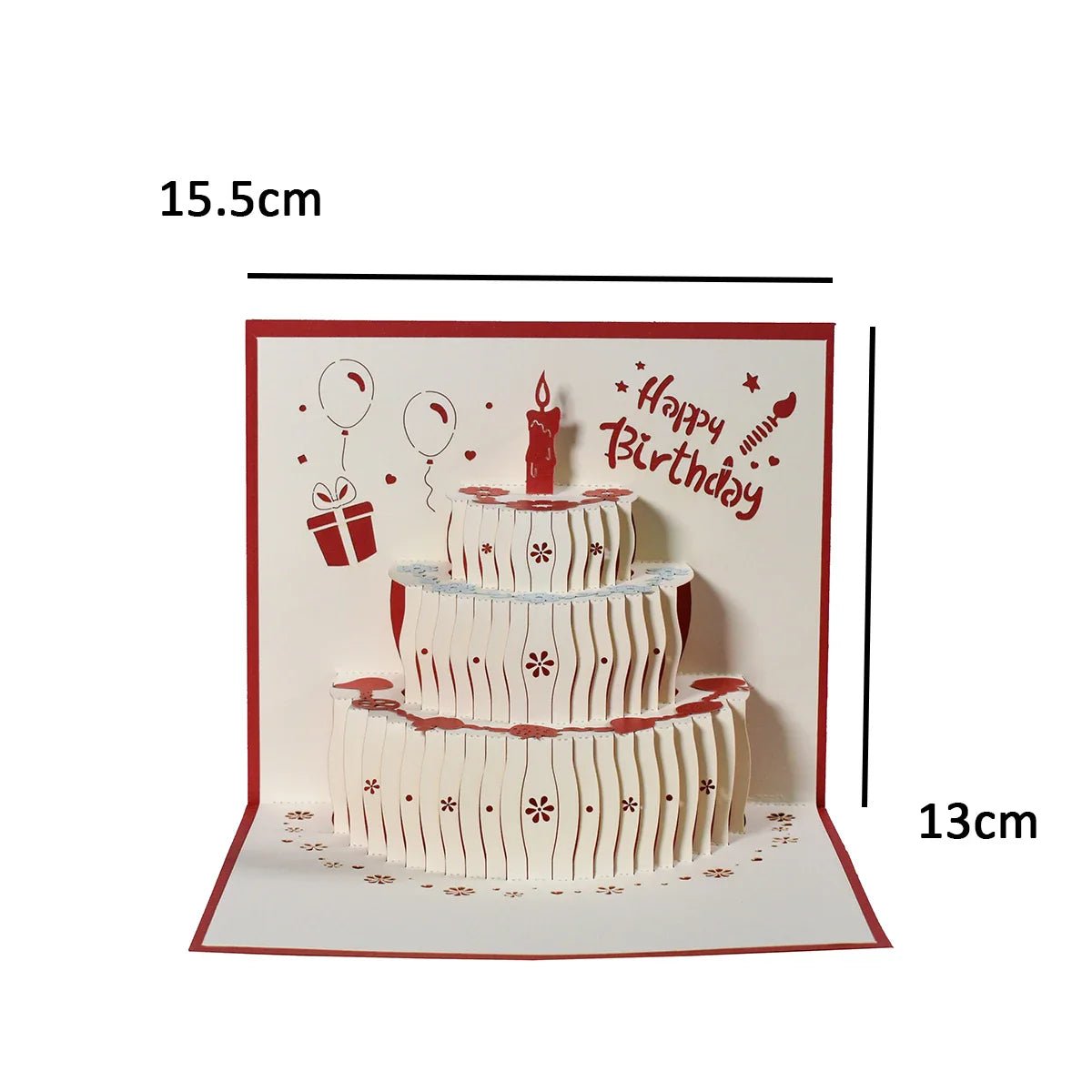 Pop - Up Birthday Gift Cards - Cake Pops Parties