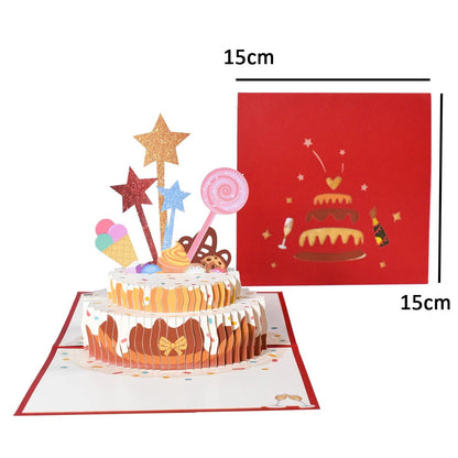 Pop - Up Birthday Gift Cards - Cake Pops Parties